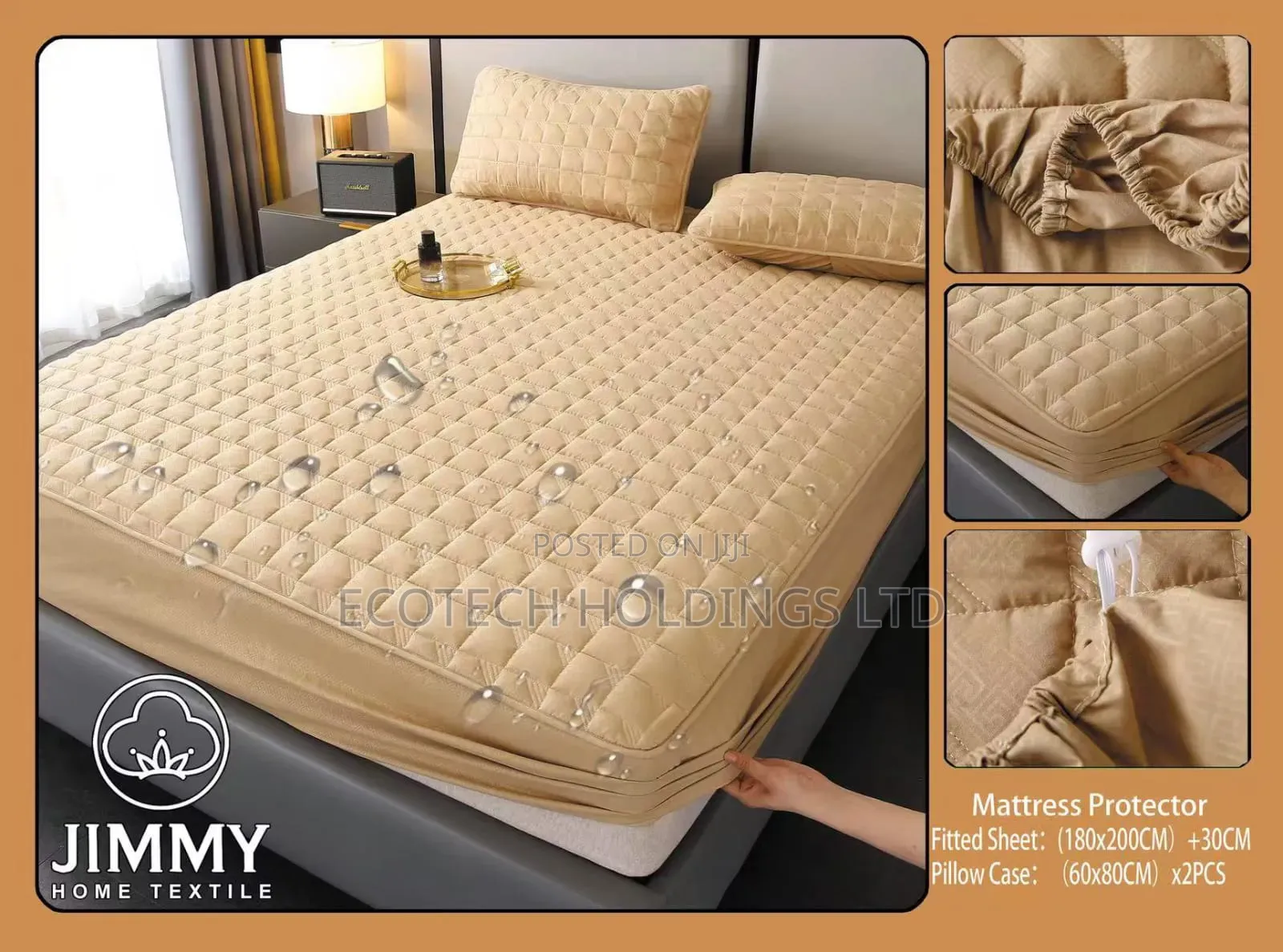 Jimmy 6 By 6 Mattress Protectors With Pillow Cases