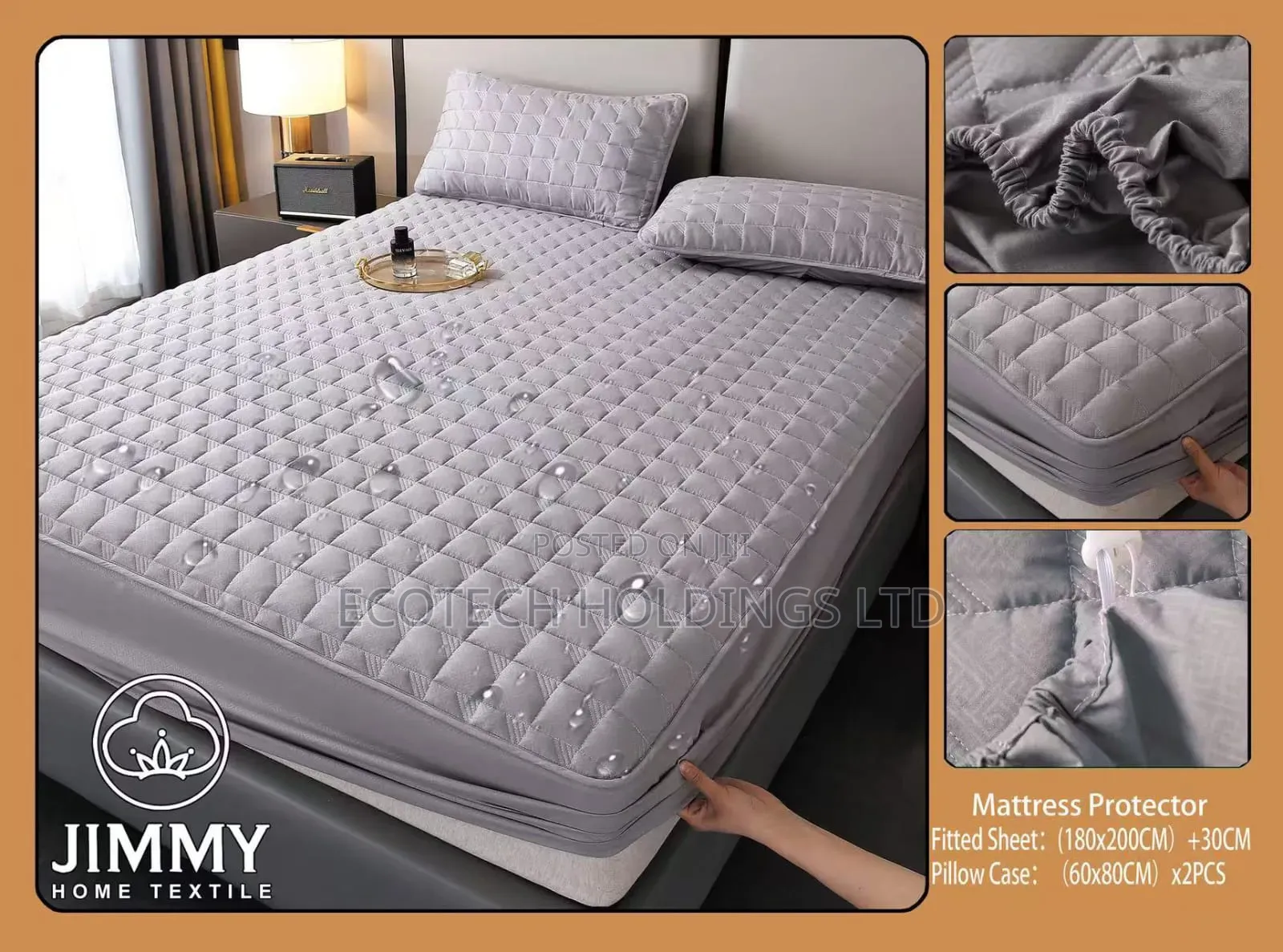 Jimmy 6 By 6 Mattress Protectors With Pillow Cases