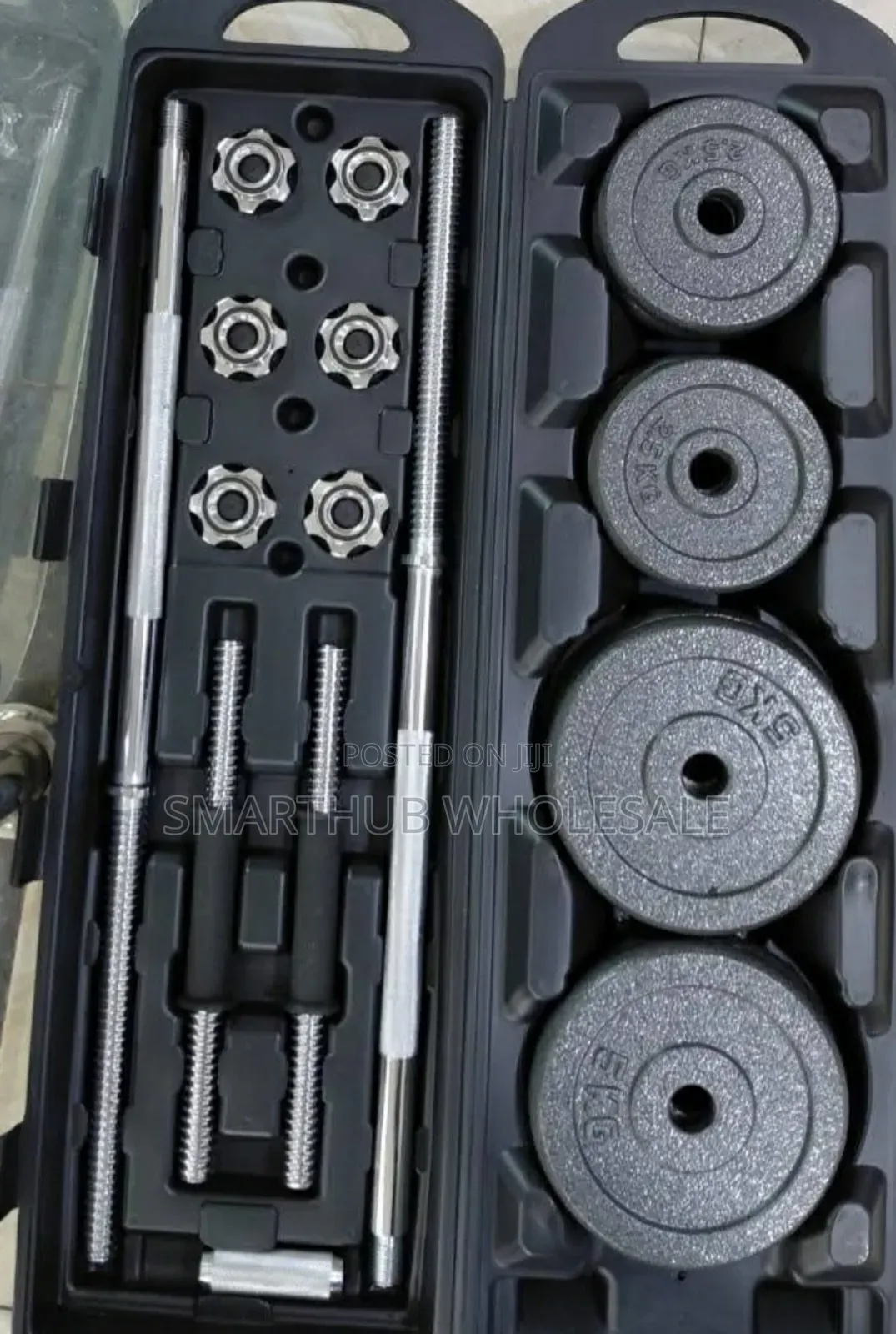 York 50kg Barbell Dumbbell Set
