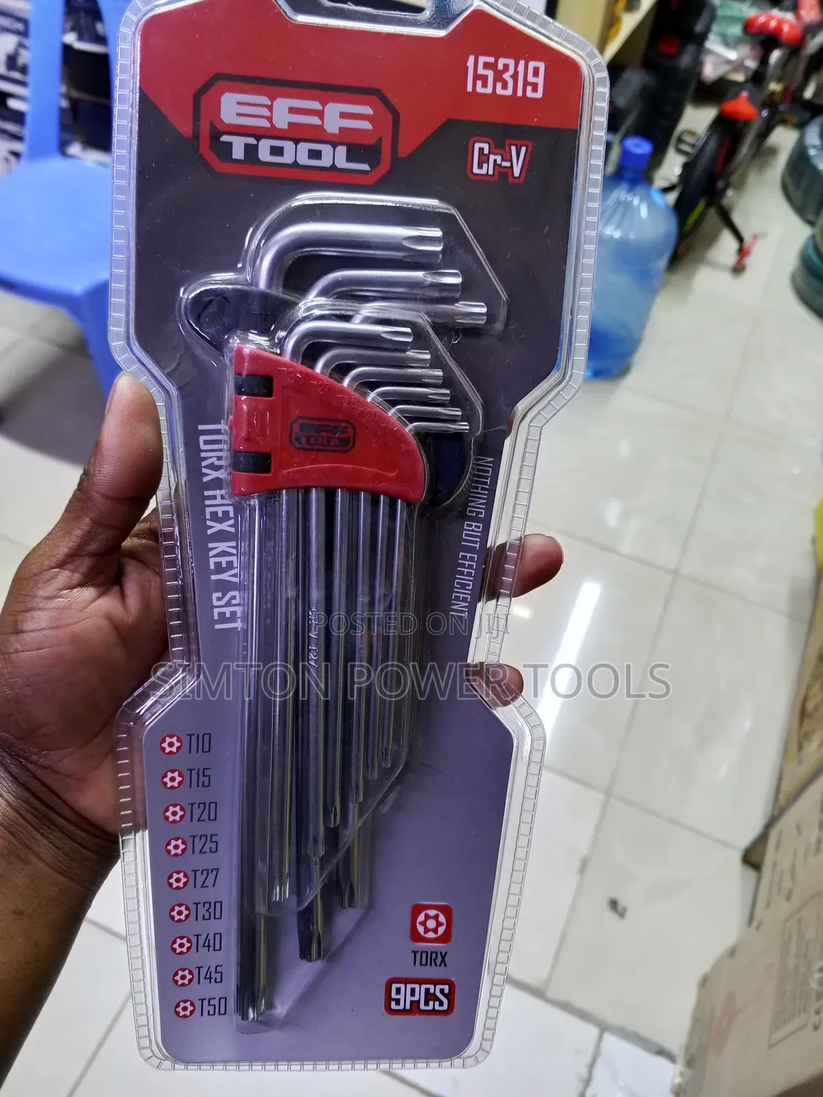 Quality Effort Tool 9pc Torx Hex Key Set
