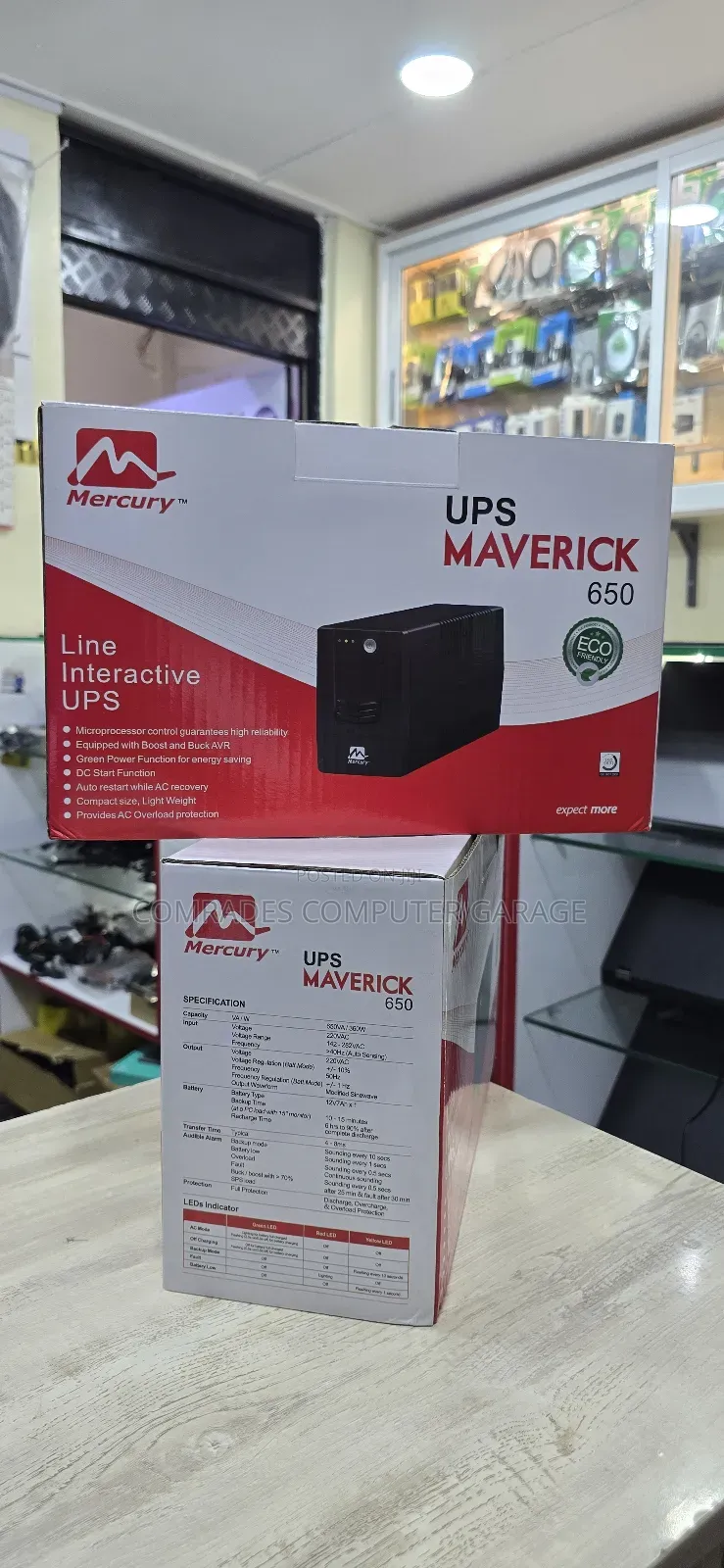 Mercury Maverick 650va Line Interactive Ups.