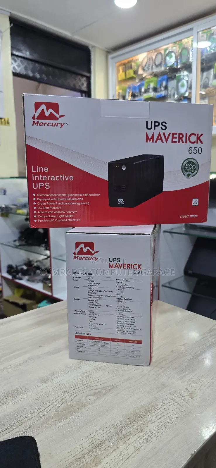 Mercury Maverick 650va Line Interactive Ups.
