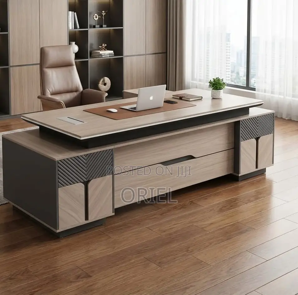 Office Desks; Large Executive Corner Computer Desk 2400mm