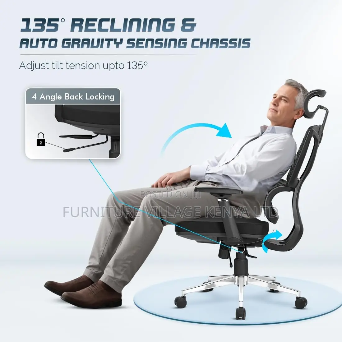 Office Chairs| Ergonomic Orthopedic Seat For Home & Office Use