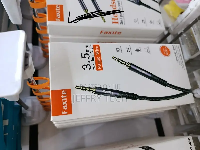 Faxite 3.5mm Auxiliary Cable (Music Wire).