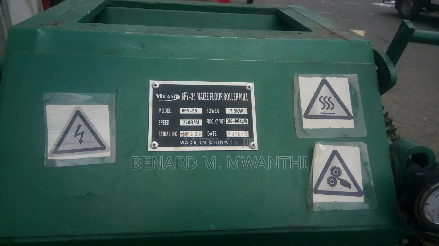 Roller Mill And Crusher(Complete With Motors And Switch)