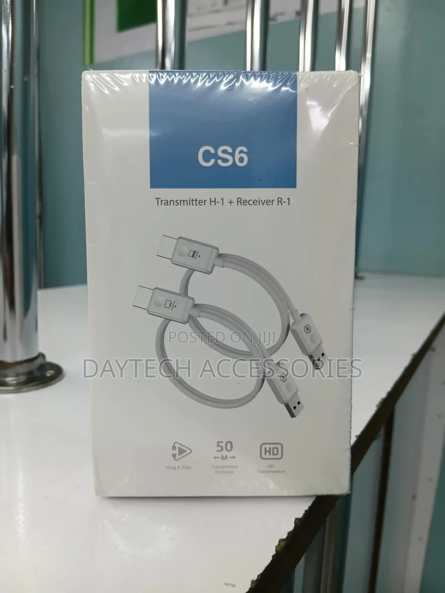 Cs6 50m Wireless Type-C Hdmi Video Transmitter Receiver Extender