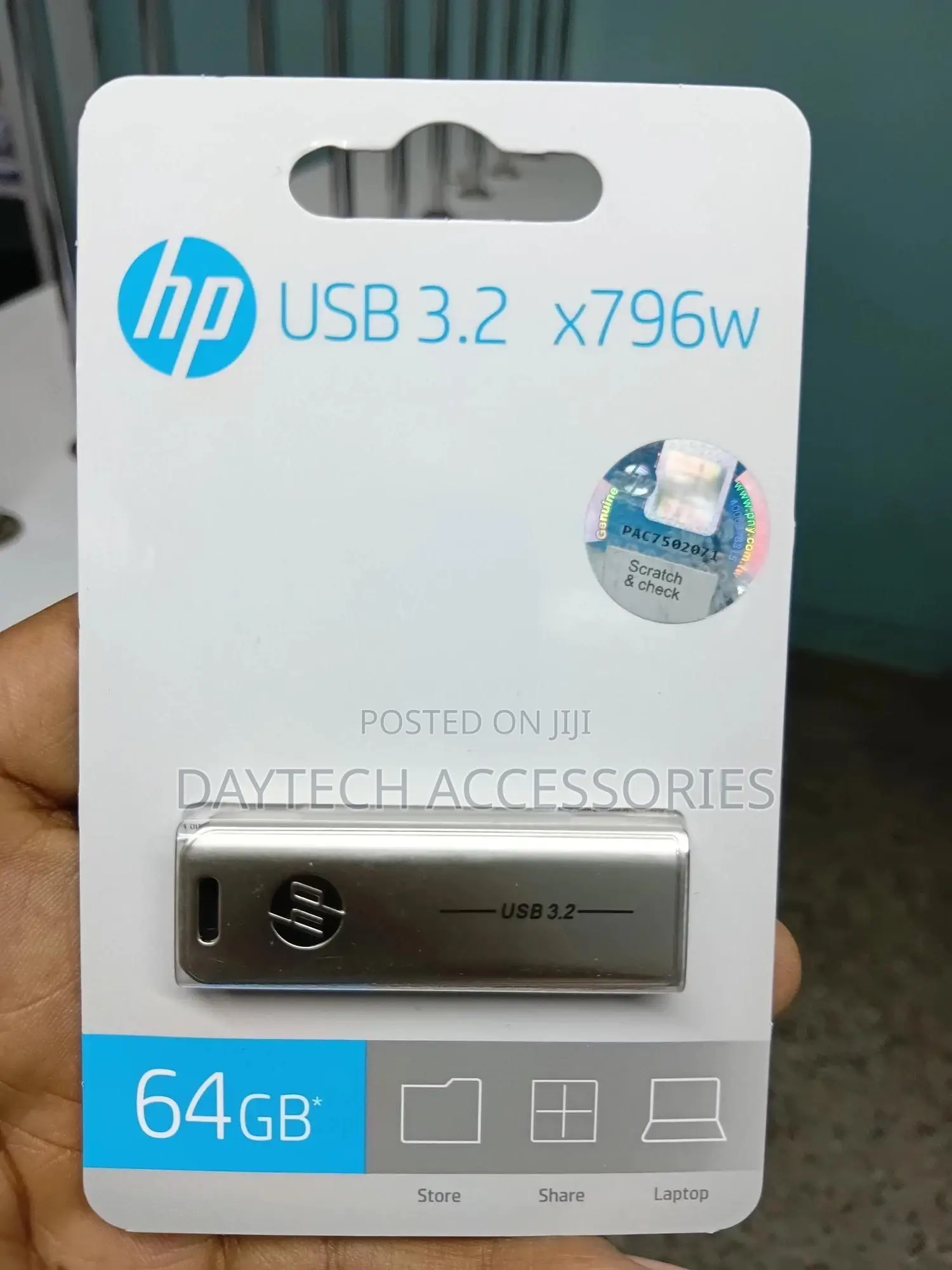 Hp 64gb X796w Usb 3.2 Flash Drive.