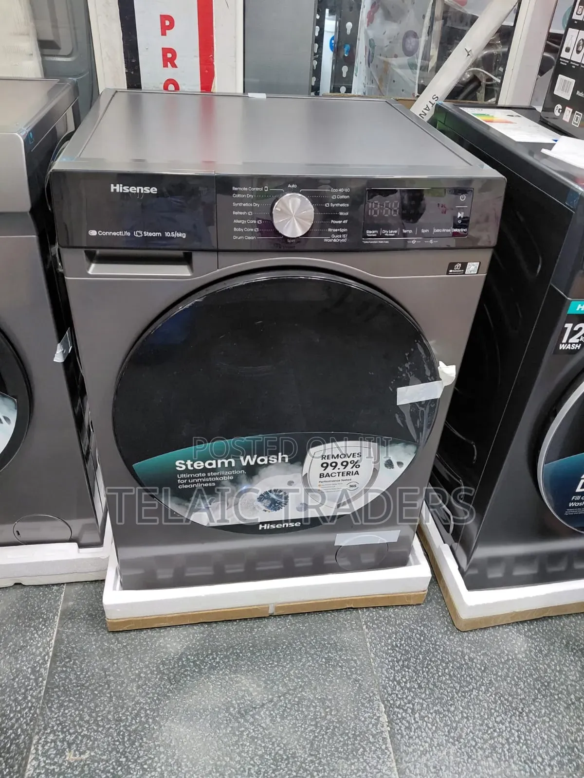 Hisense 10.5/6 Wash and Dry Frontload Washing Machine