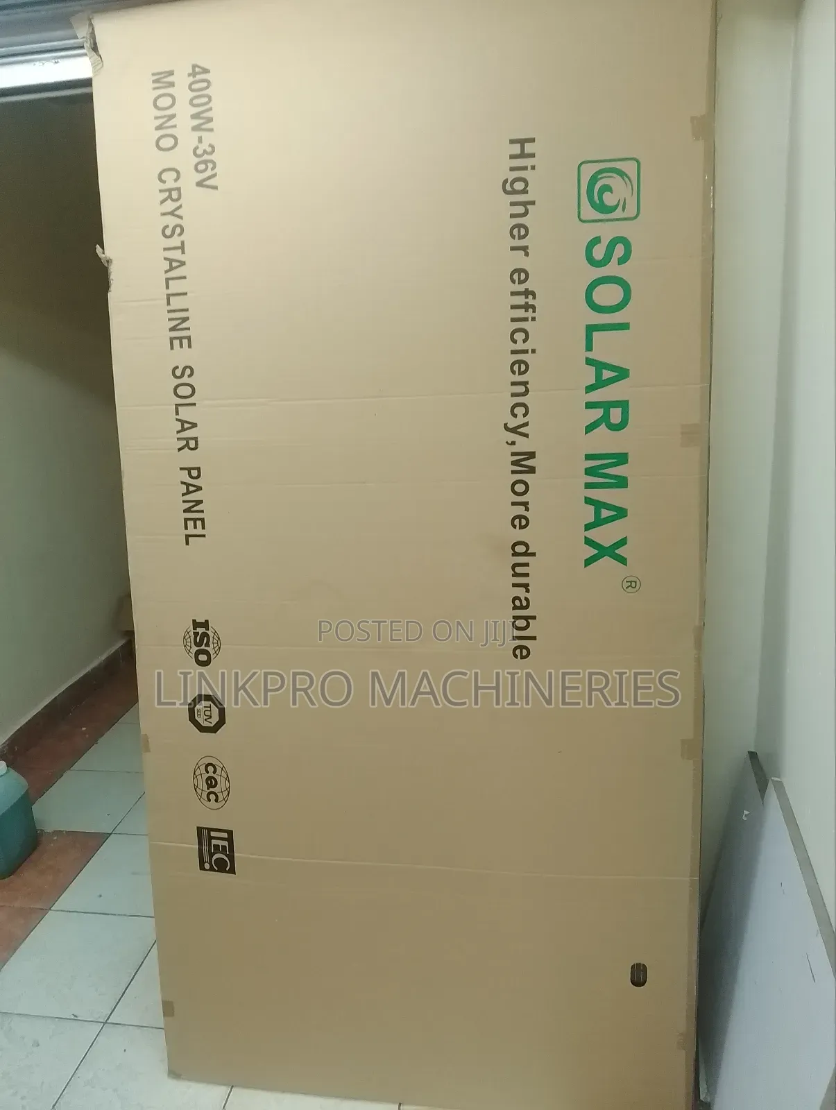 400 Watts Solarmax Monocrystaline Solar Panel
