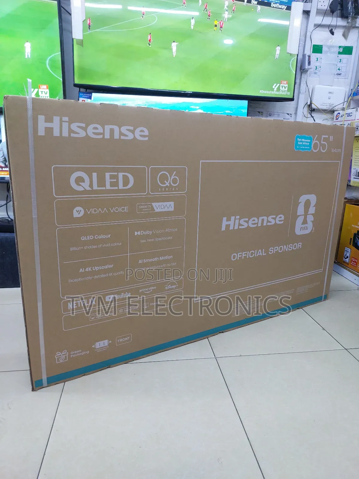 Hisense 65 Inch Qled Smart Tv 65q6q