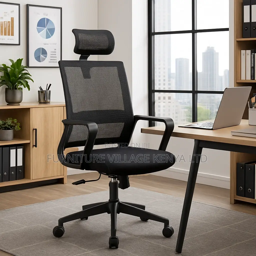 Office Chair; High Back Ergonomic Mesh Office Chair