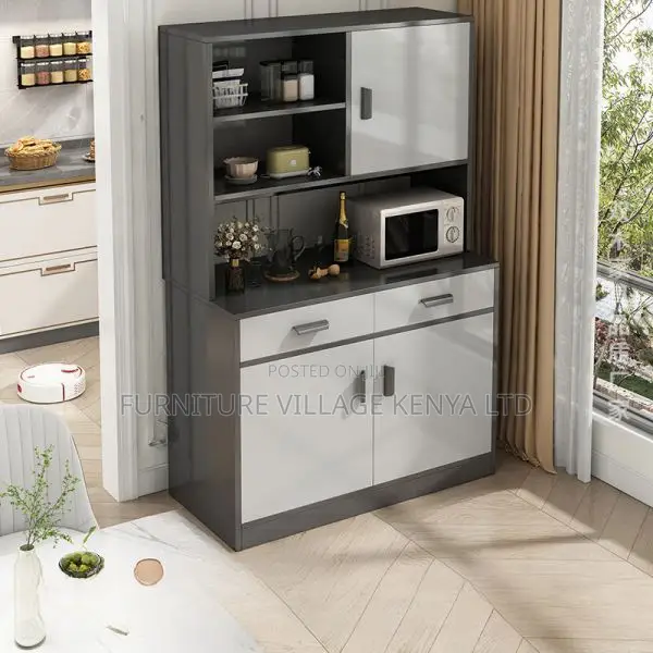 Office Desk; Modern Metallic Kitchen Storage Cabinet