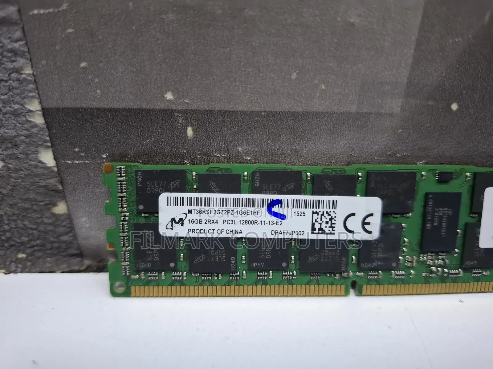 Micron 16gb 2rx4 Pc3l-12800r-11-13-e2 Server Ram