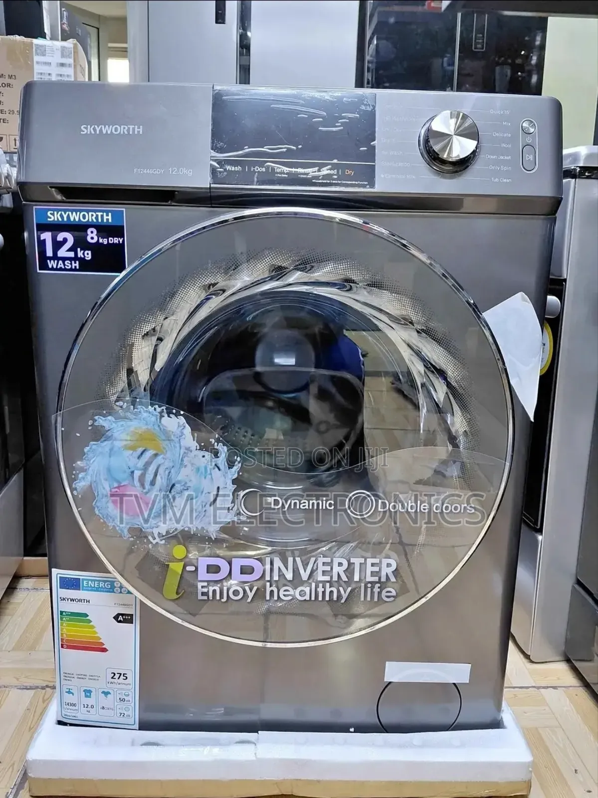 Skyworth F12446gdy 12kg Wash 8kg Dryer Front Load Washing Machine