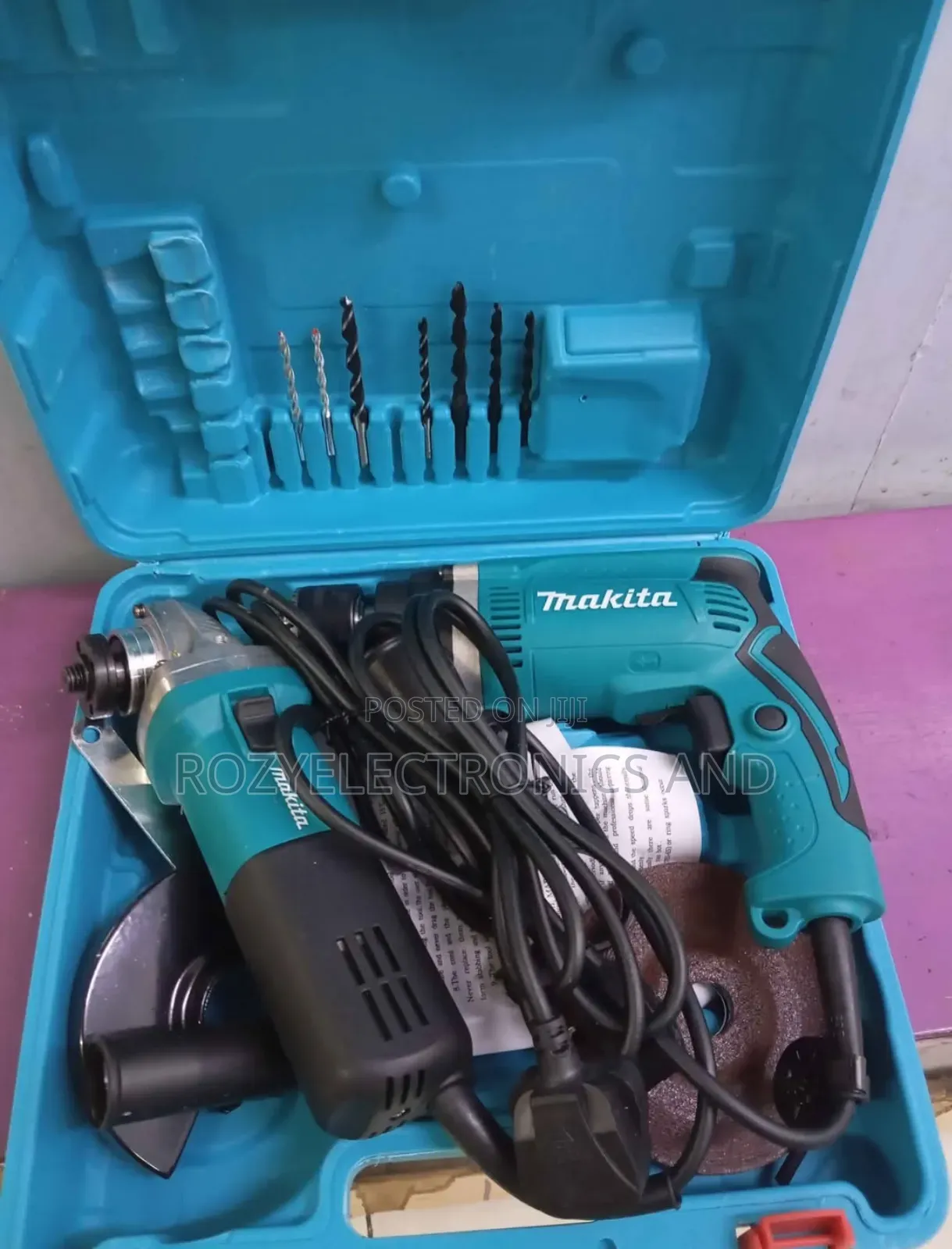Makita Combo Tools Set Grinder And Drill
