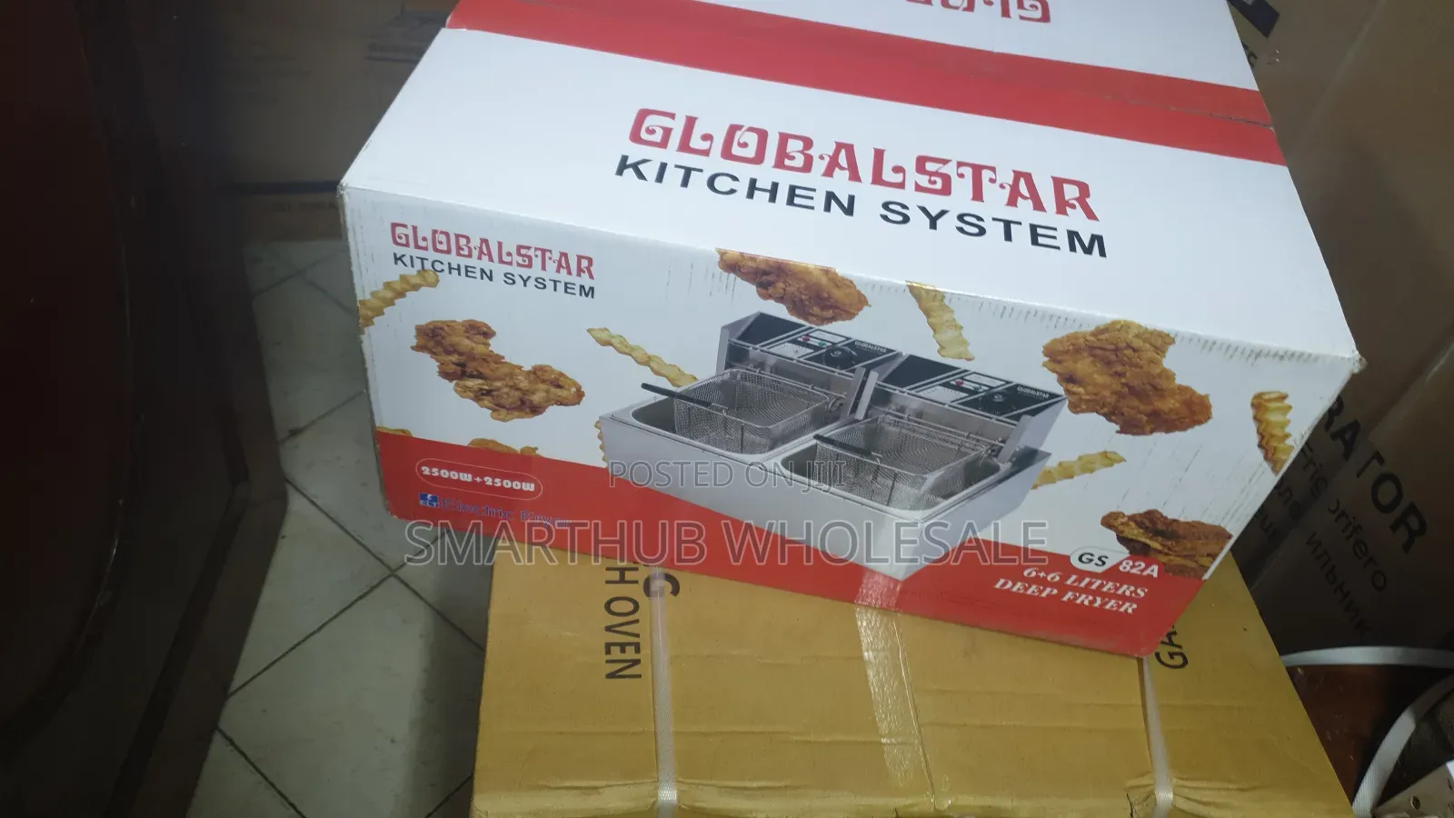 Globalstar Double Deep Fryer(12ltrs) 6l+6l