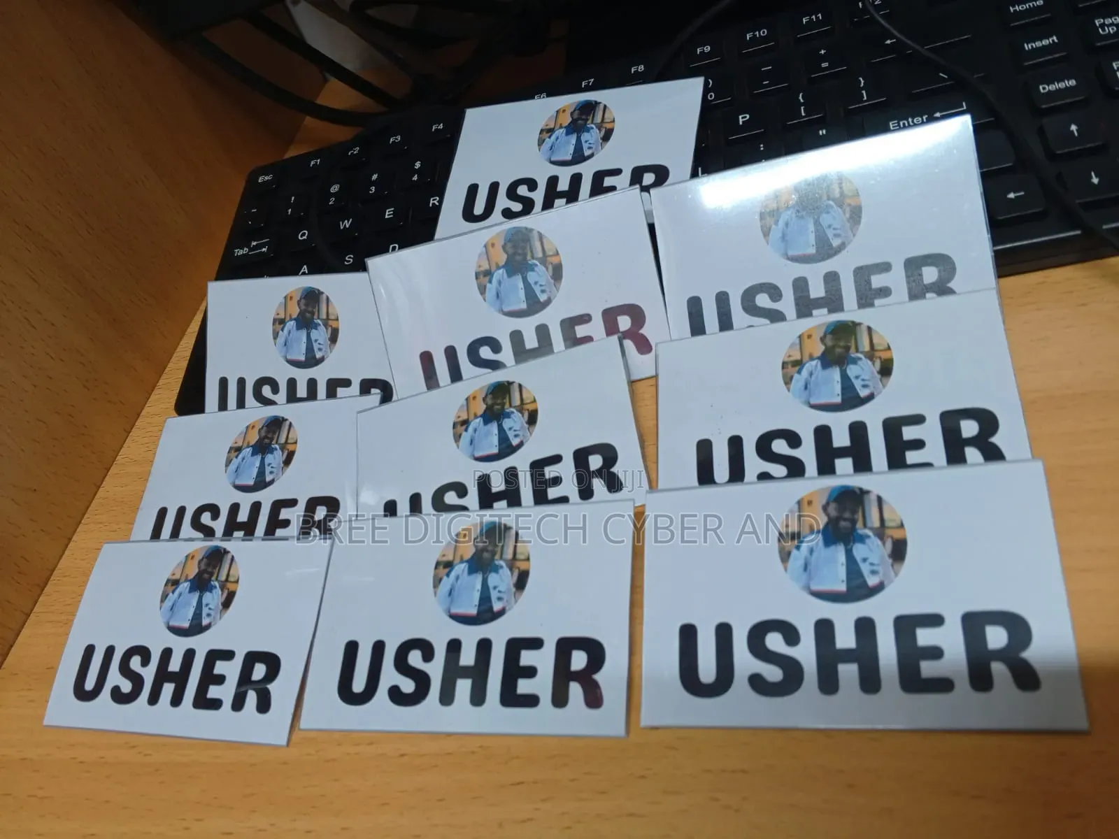 Usher Nametag