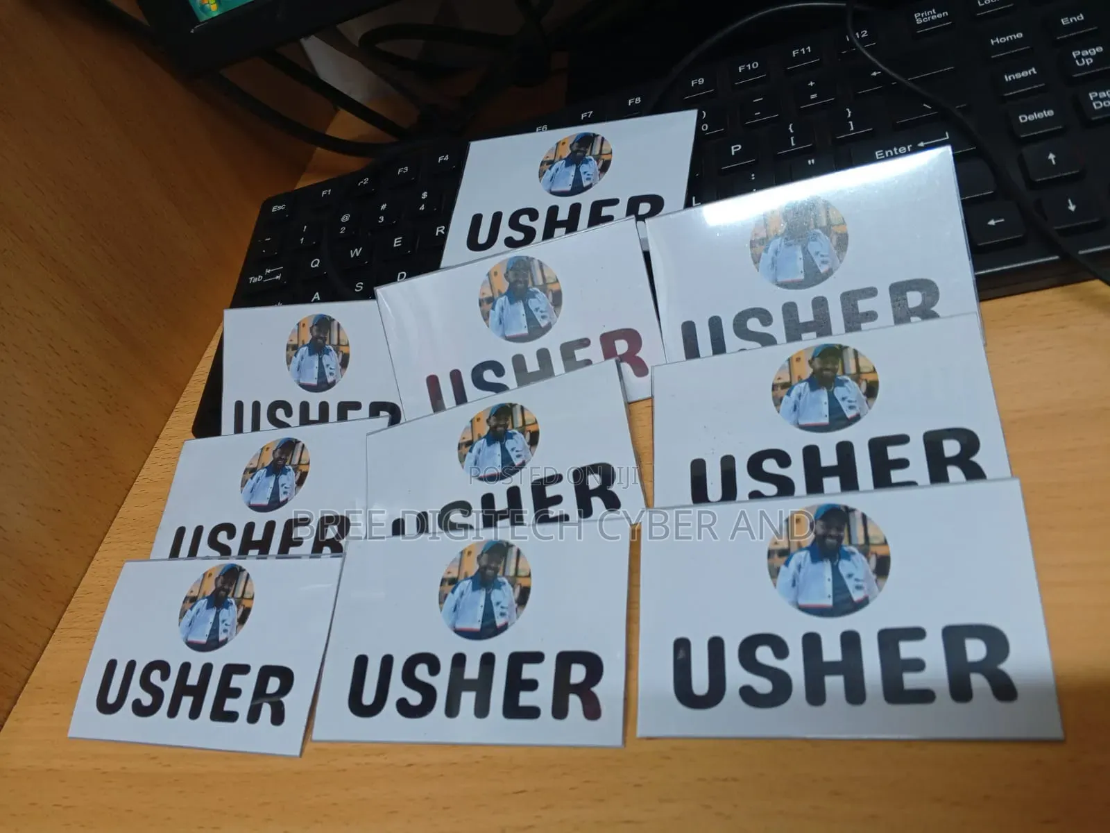Usher Nametag