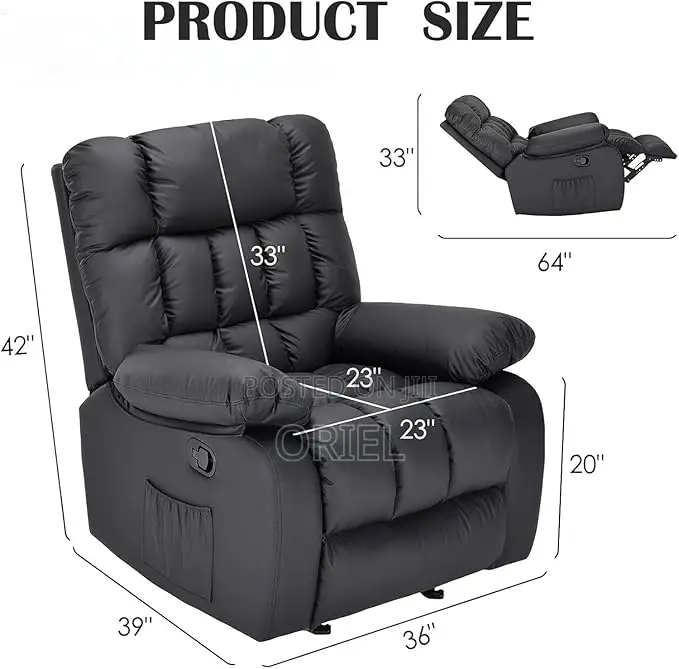 Office Chair : Executive Recliner Rocking Office Chair