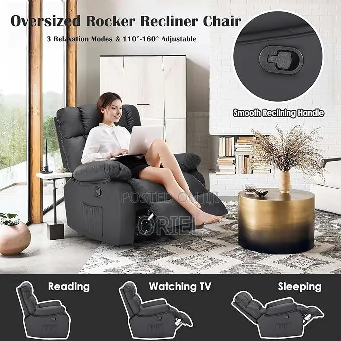 Office Chair : Executive Recliner Rocking Office Chair