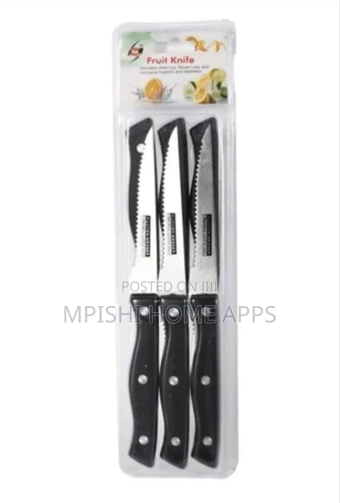 6pcs Stainless Steel Serrated Steak Knife