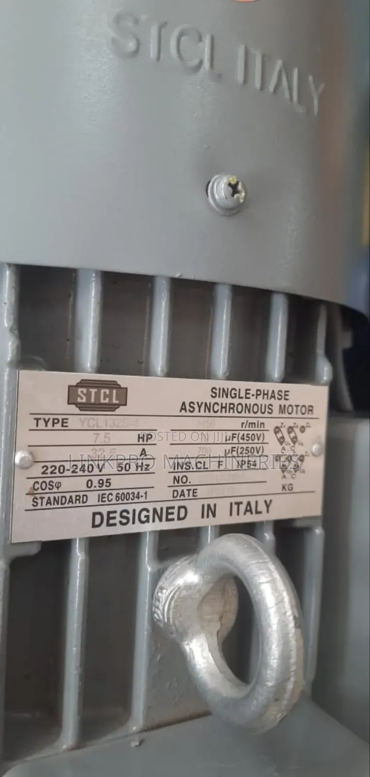 7.5hp STCL Single Phase Motor