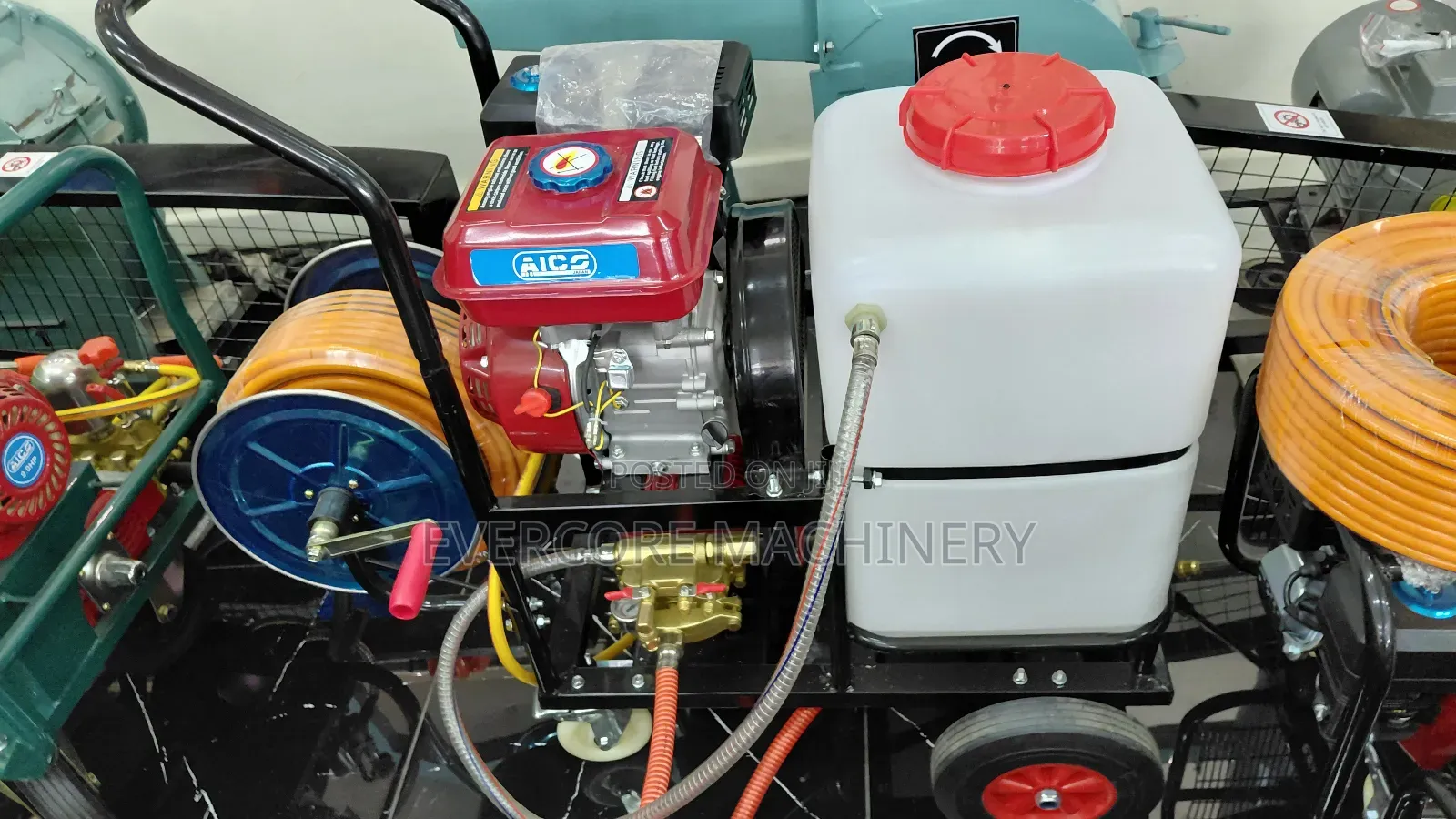 Heavy Duty 60litres Trolley Sprayer With Petrol Engine.