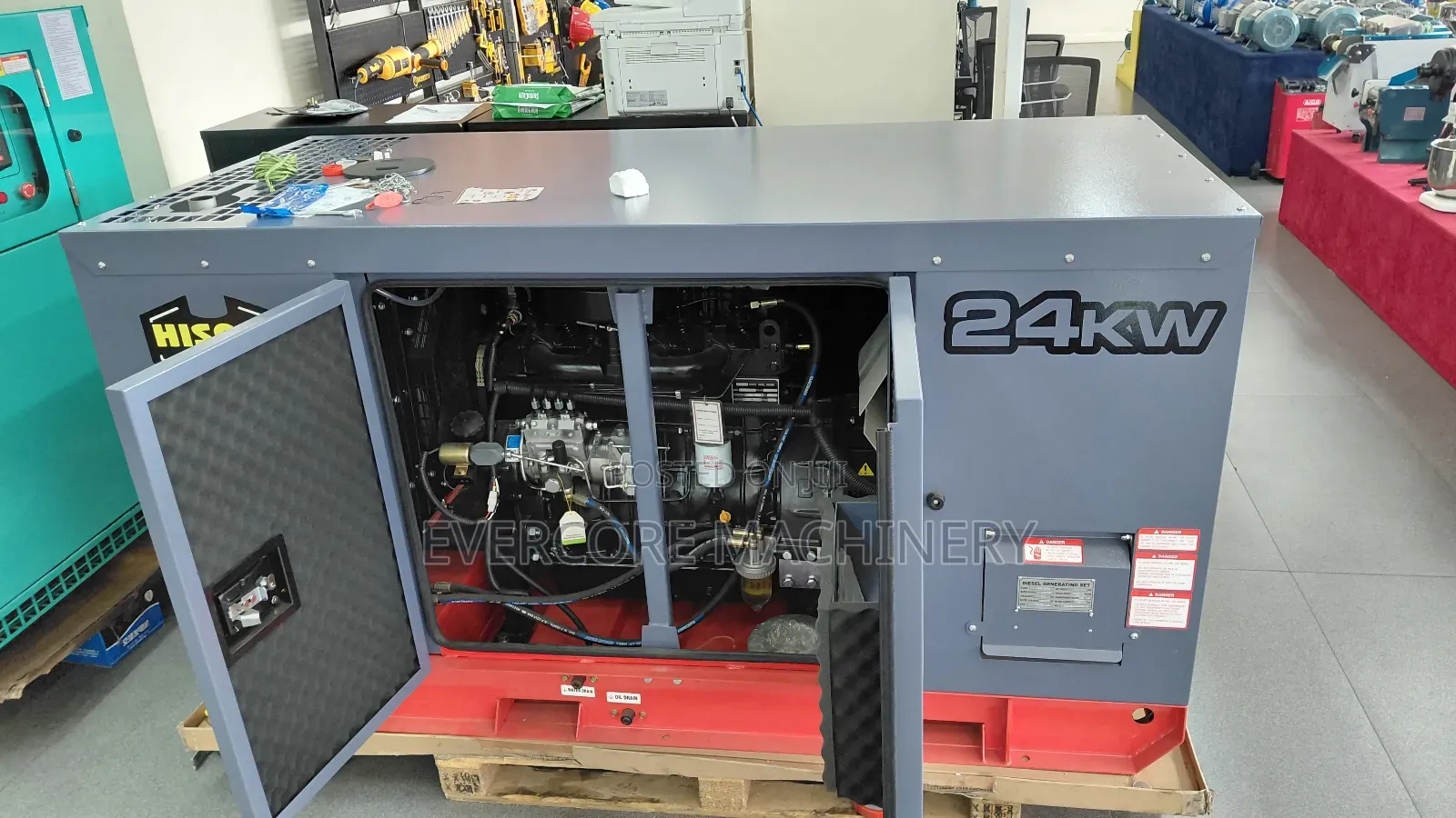 Hisaki Japan 24kw/30kva Diesel Silent Generator With Inbuilt Ats.