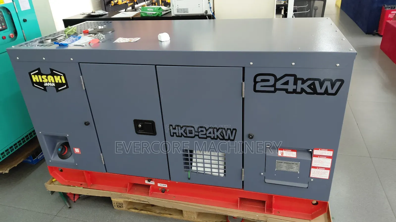 Hisaki Japan 24kw/30kva Diesel Silent Generator With Inbuilt Ats.