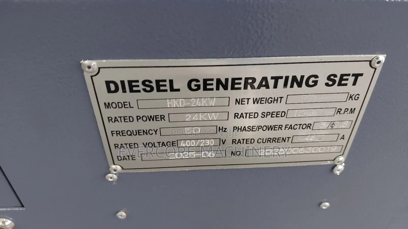 Hisaki Japan 24kw/30kva Diesel Silent Generator With Inbuilt Ats.