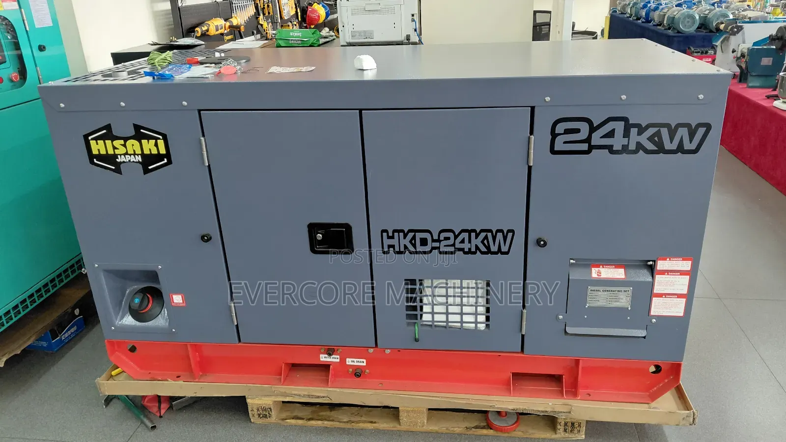 Hisaki Japan Diesel Silent Generator 30kva With 24killowatt