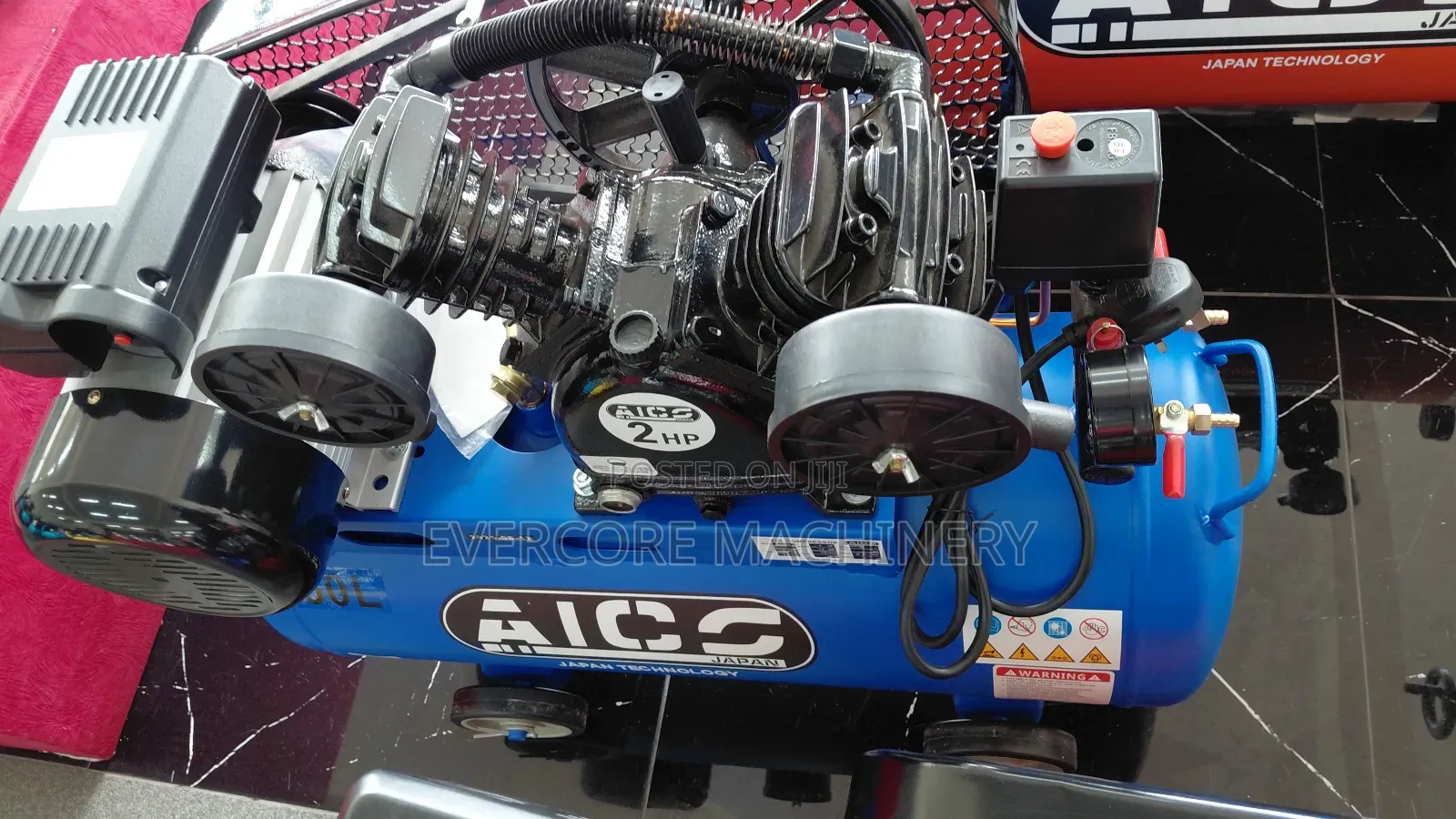 50l Belt Driven Air Compressor Machine 8bar.