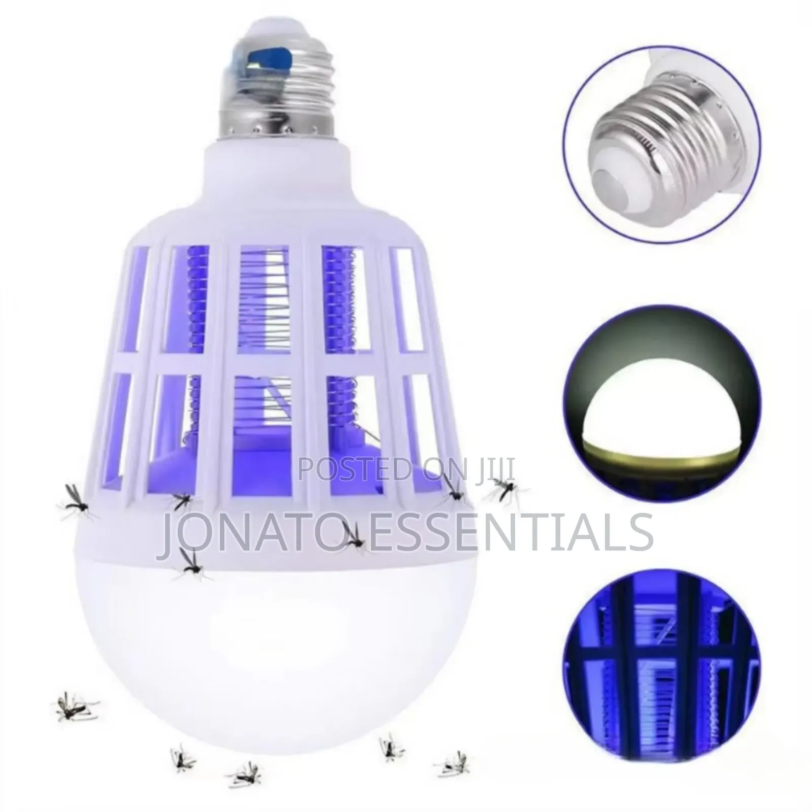 2-in-1 Mosquito Killer Led Bulb E27 - Electric Insect Zapper Kenya