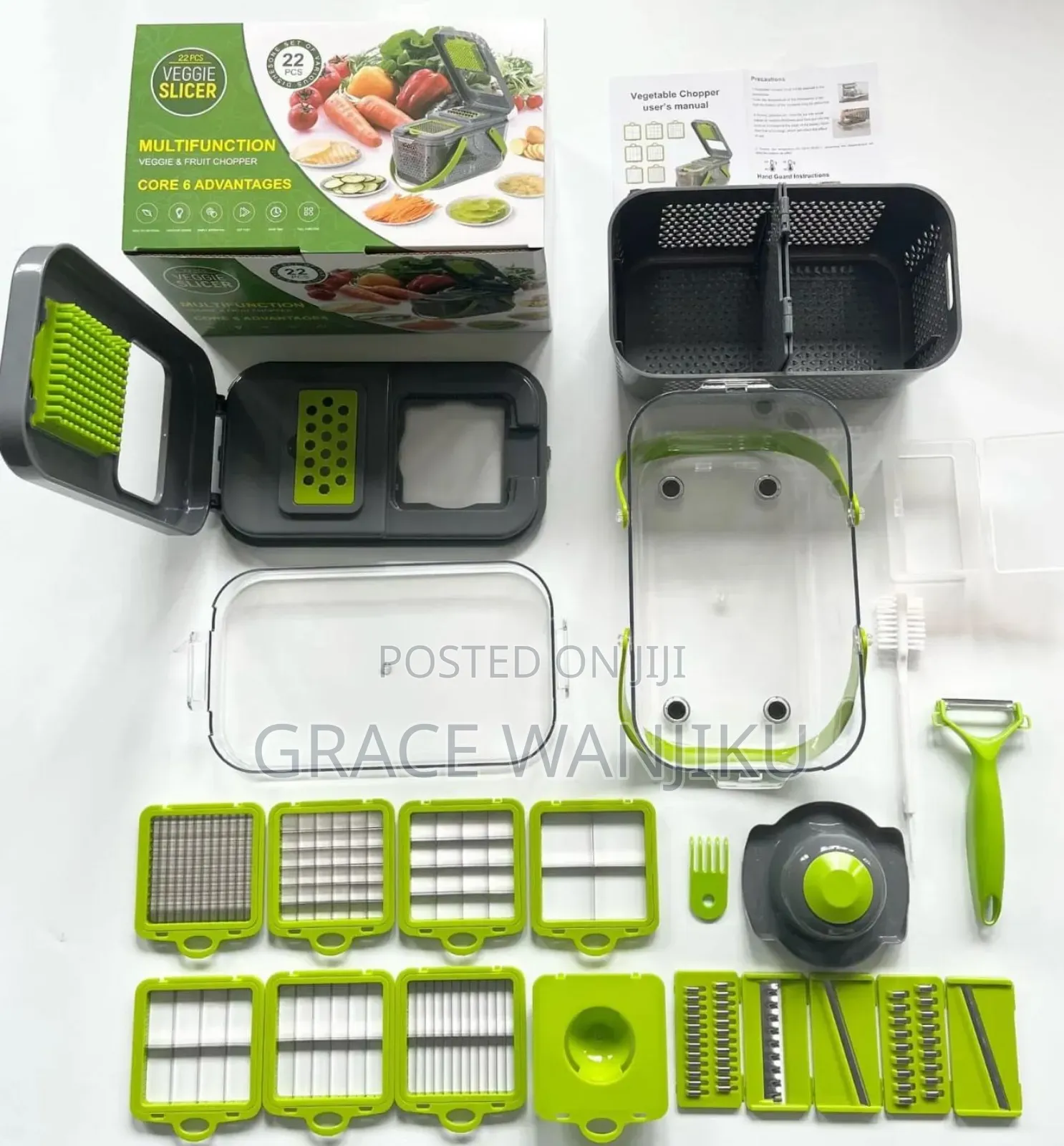 High Quality 22pc Veggie Cutter Slicer