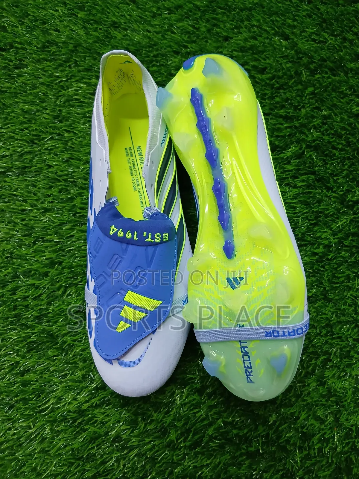 Blue/Neon Green Predator 26 World Cup Fg Soccer Boots