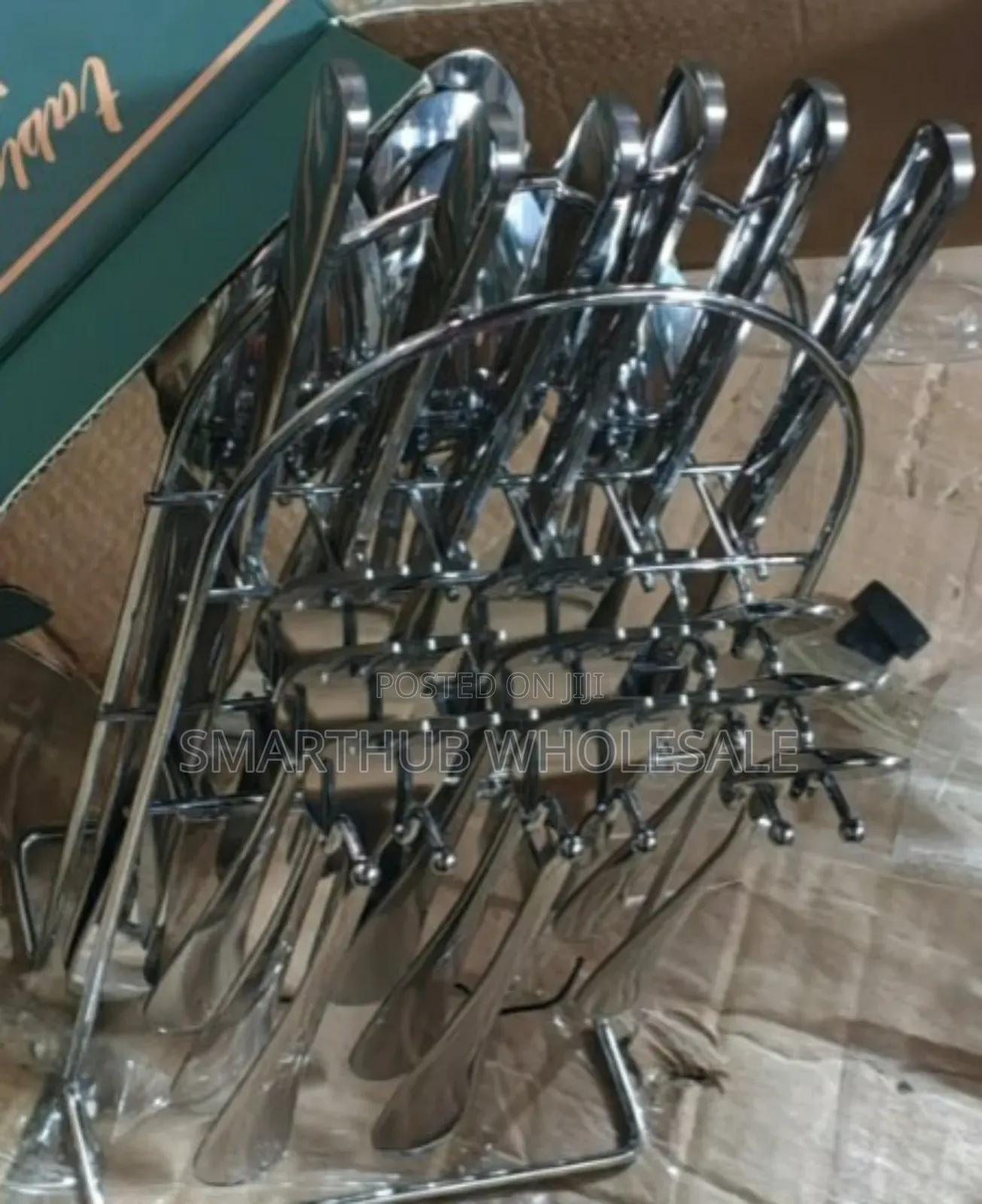 Cutlery- Heavy Duty 24pcs Stainless Steel Cutlery Set