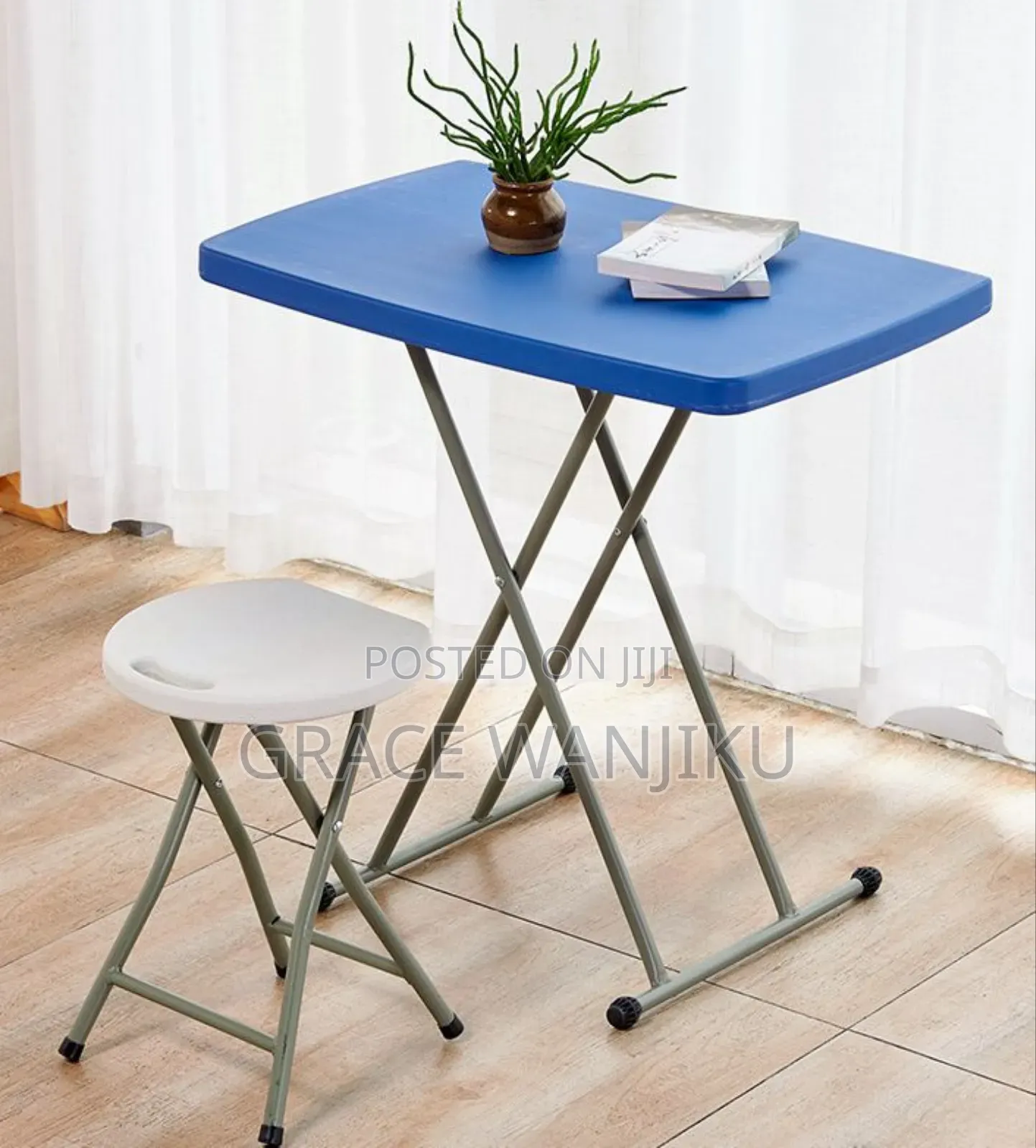 Adjustable Height Snack Table for Home Camping Picnic Part