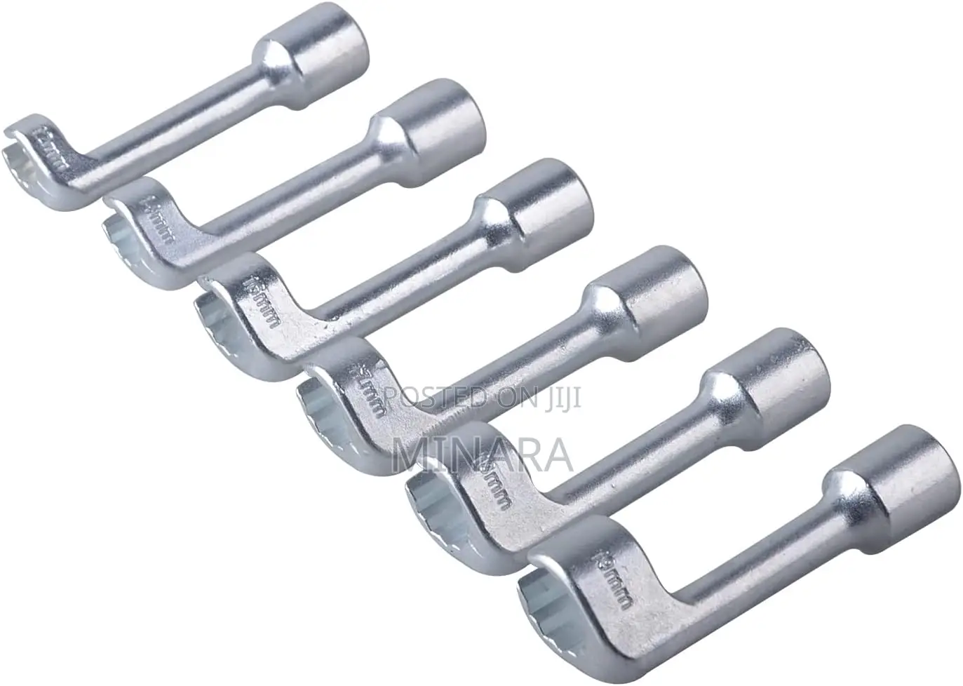 6 Pcs, 1/2" Drive, Diesel Injector Line Sockets Fuel Line Removal Tool