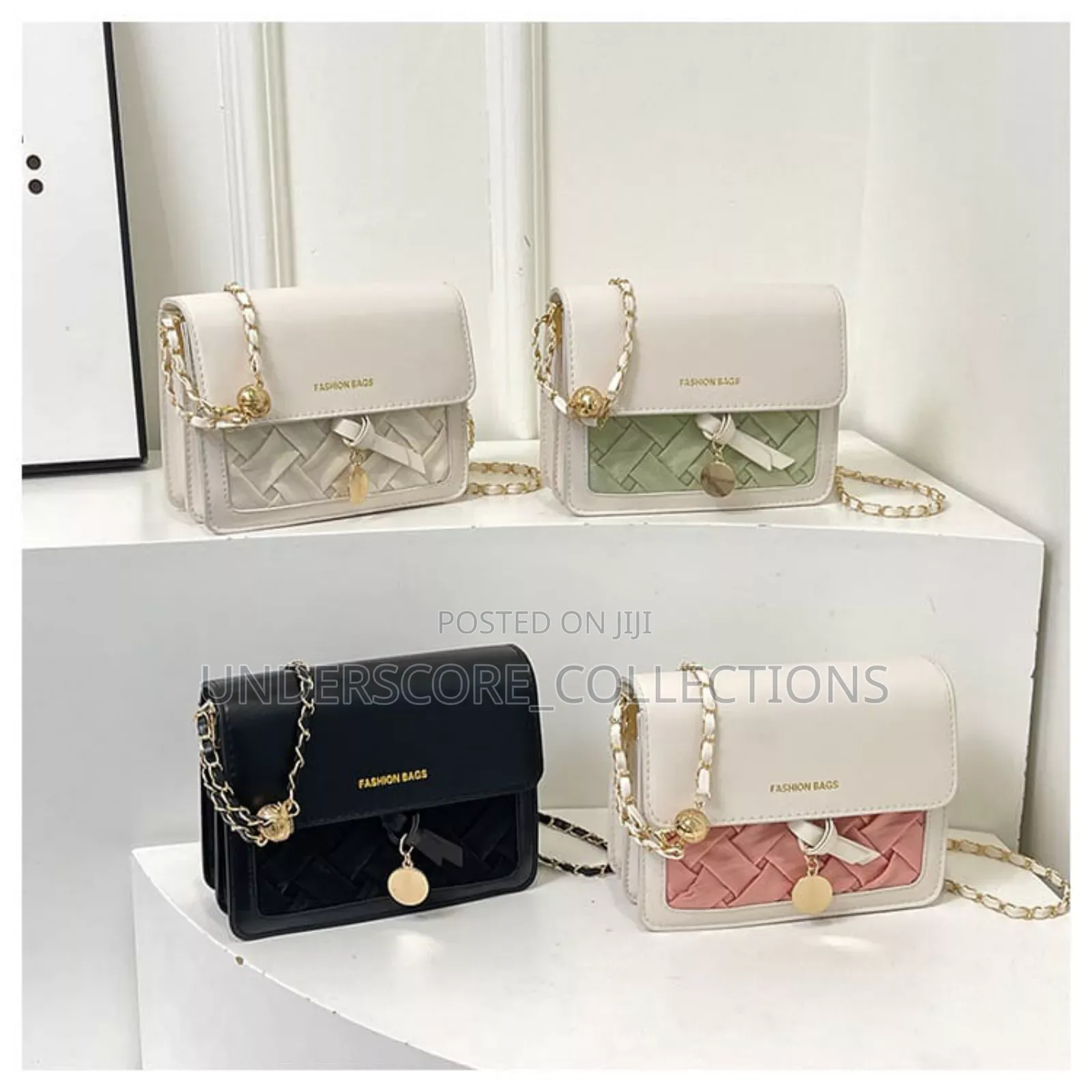 Elegant Solid Color Sling Bag