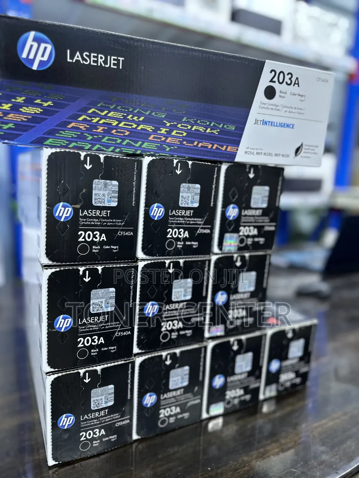 Hp 203a(Cf542a) Toners for Hp Laserjet Pro MFP M281fdw Yields 2,500