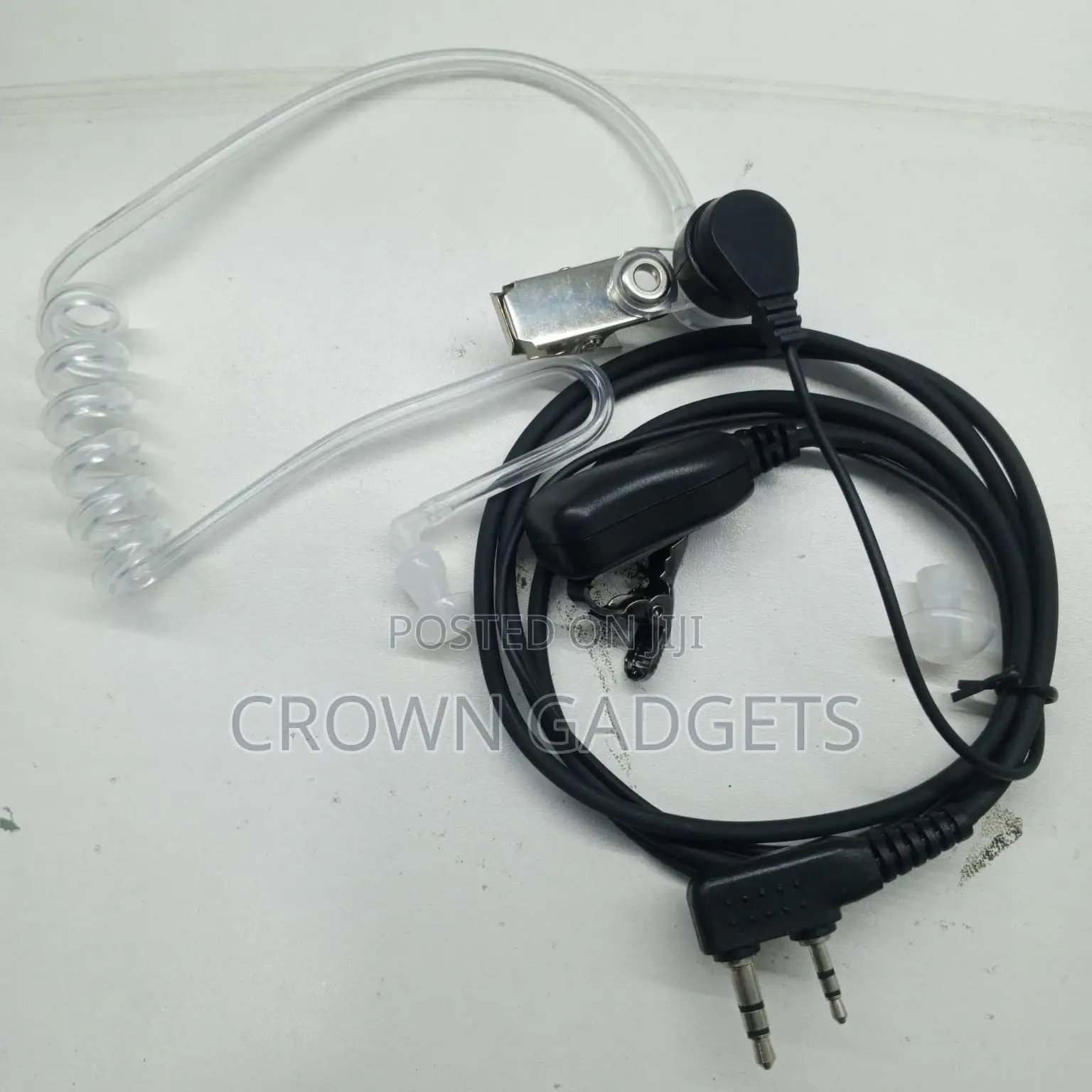 2-pin Walkie Talkie Headset With Mic Push-to-talk Button