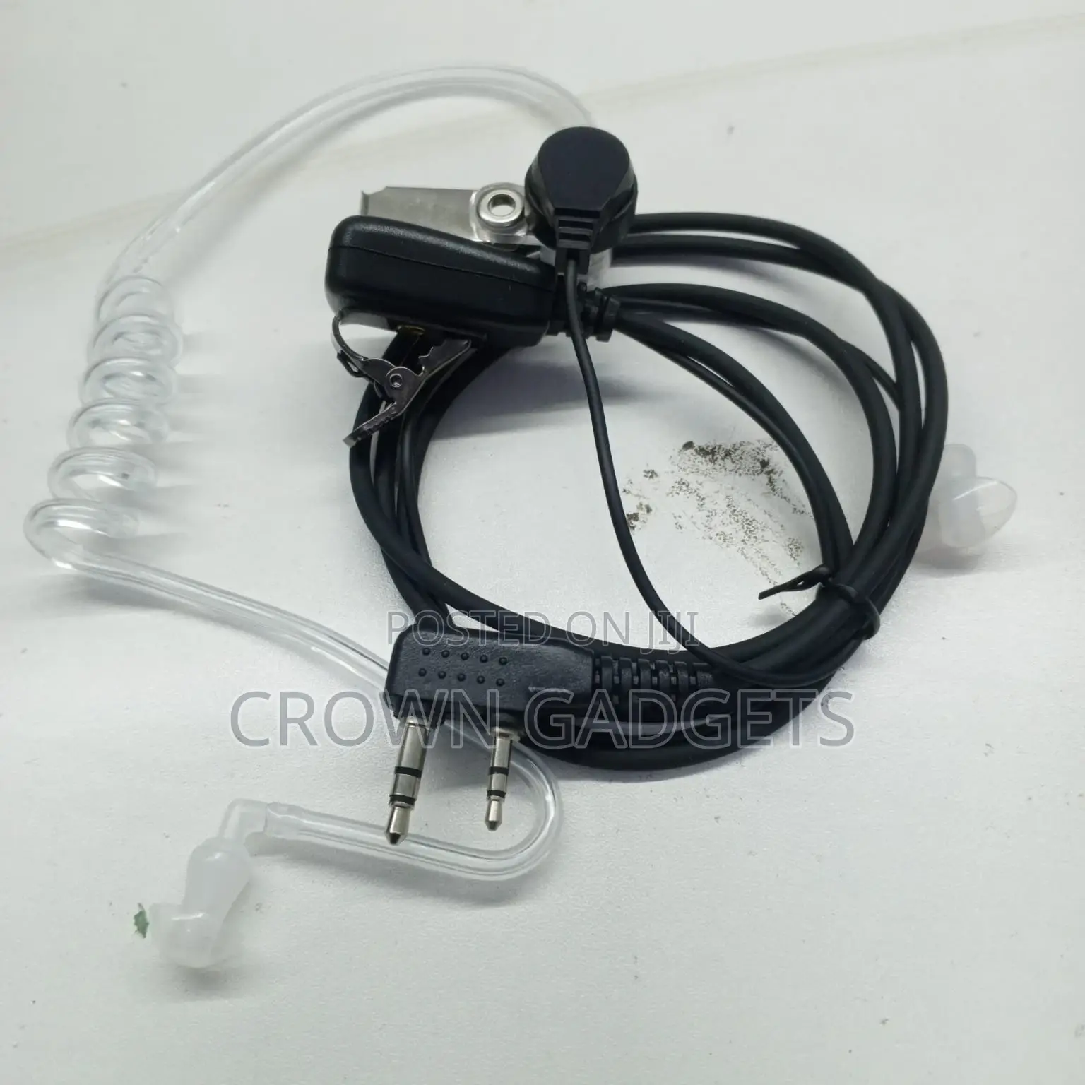 2-pin Walkie Talkie Headset With Mic Push-to-talk Button