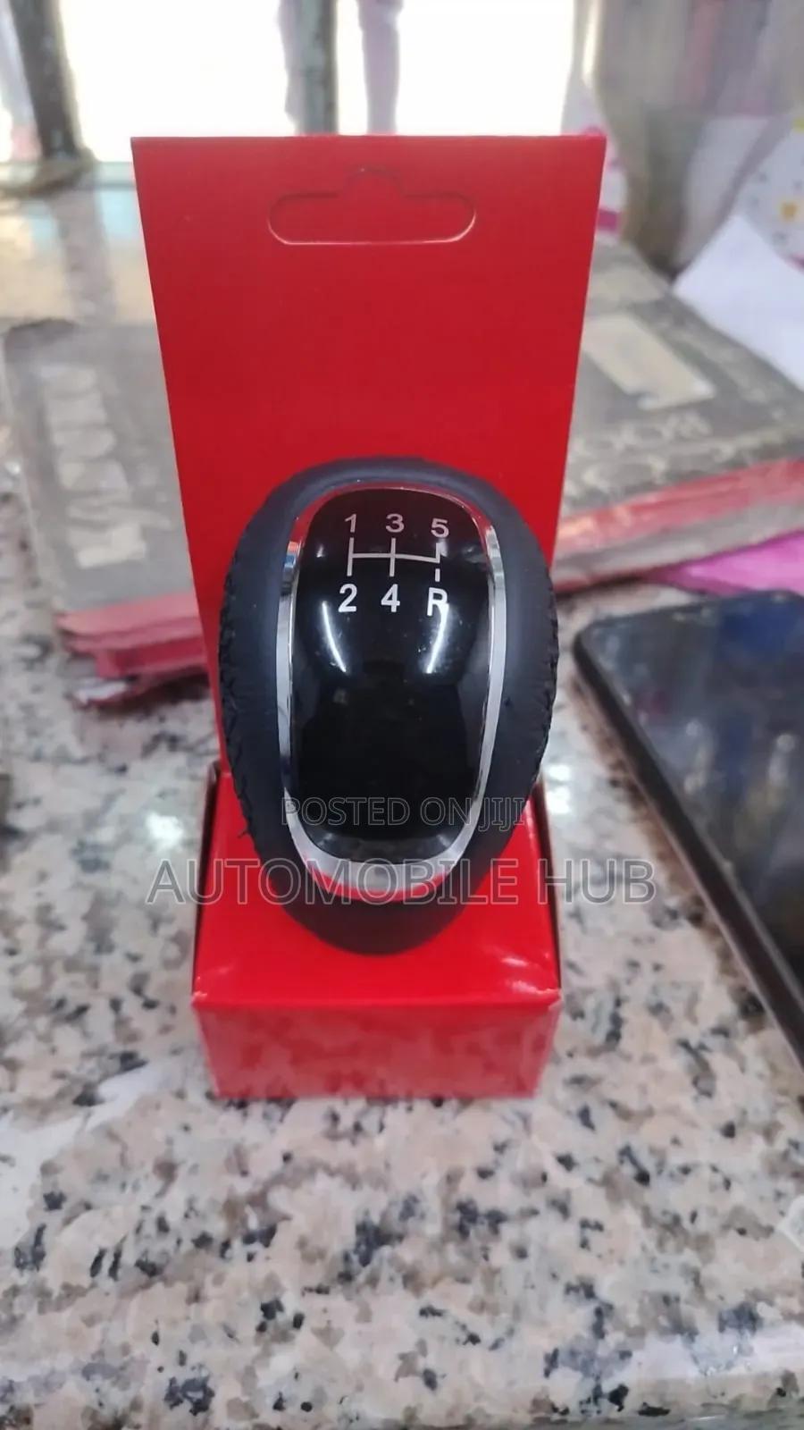 Universal 5 Speed Manual Gear Shift Knob With Reverse Pattern