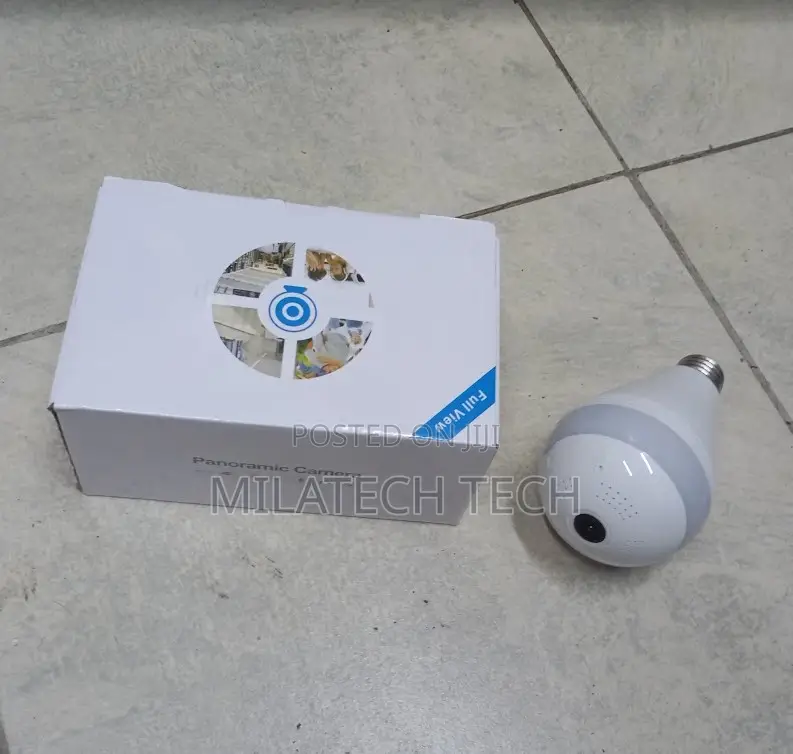 Wifi Bulb Camera 1080p With Cloud Storage Support and Flashing Lights