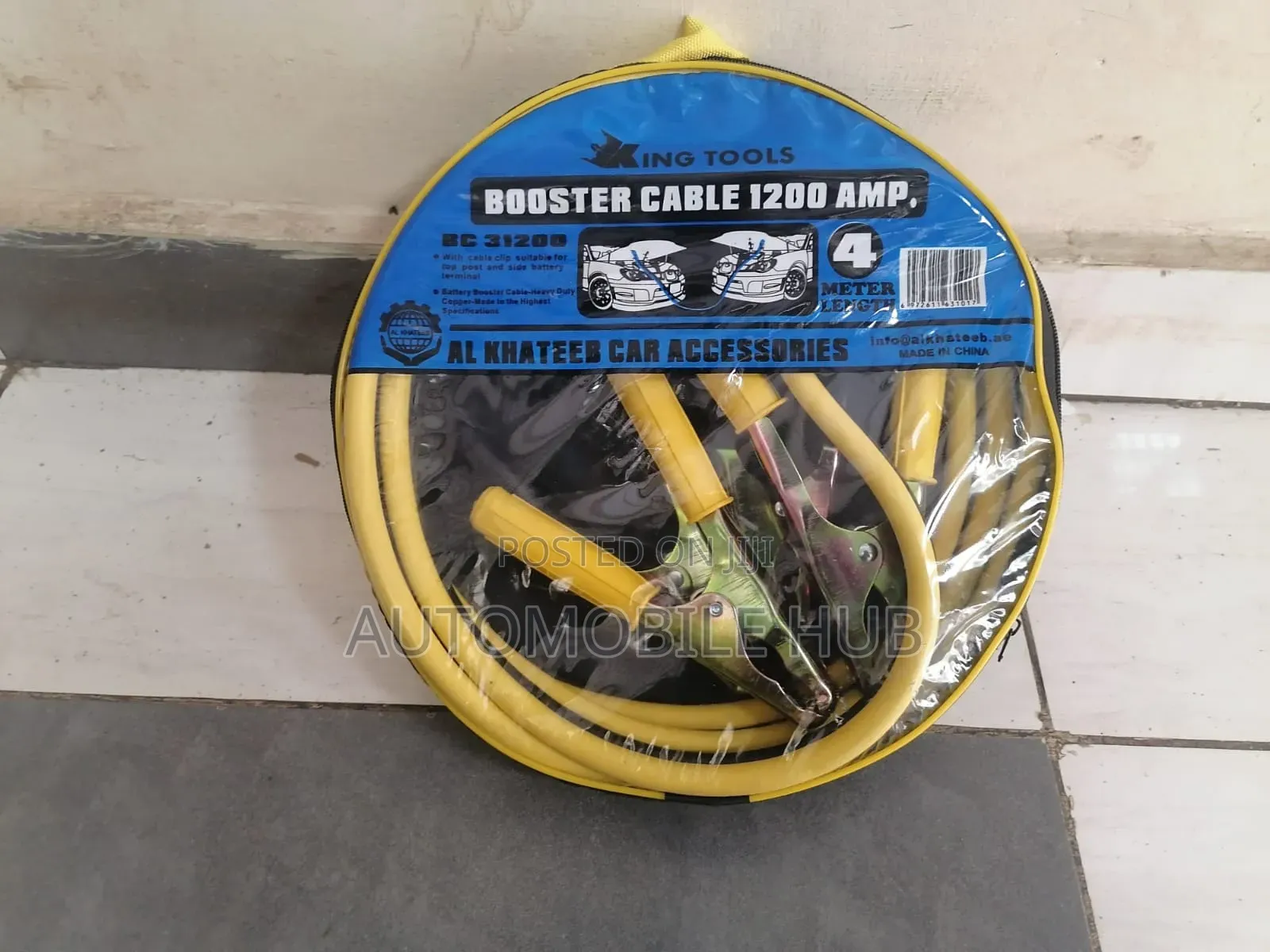 4m Heavy Duty Jumper Cables 1200 Amp – Car Battery Booster Cable