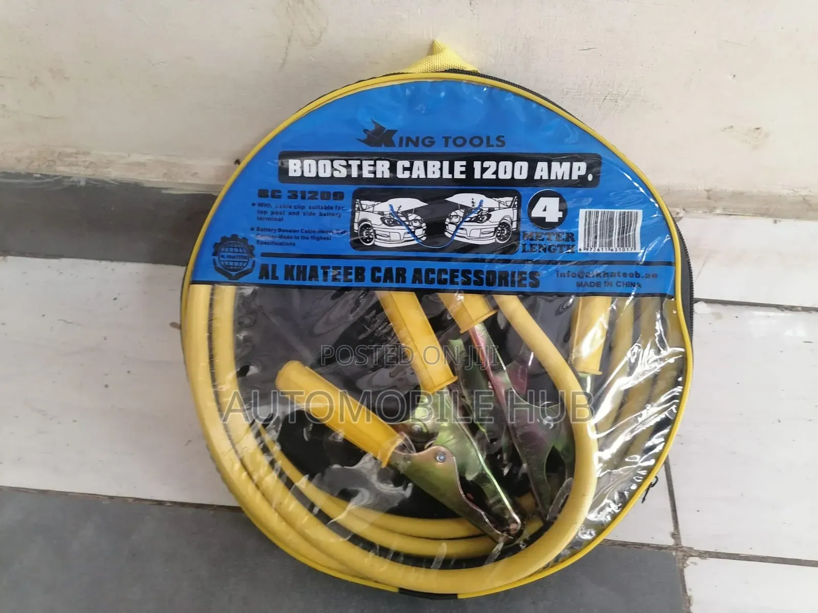 4m Heavy Duty Jumper Cables 1200 Amp – Car Battery Booster Cable
