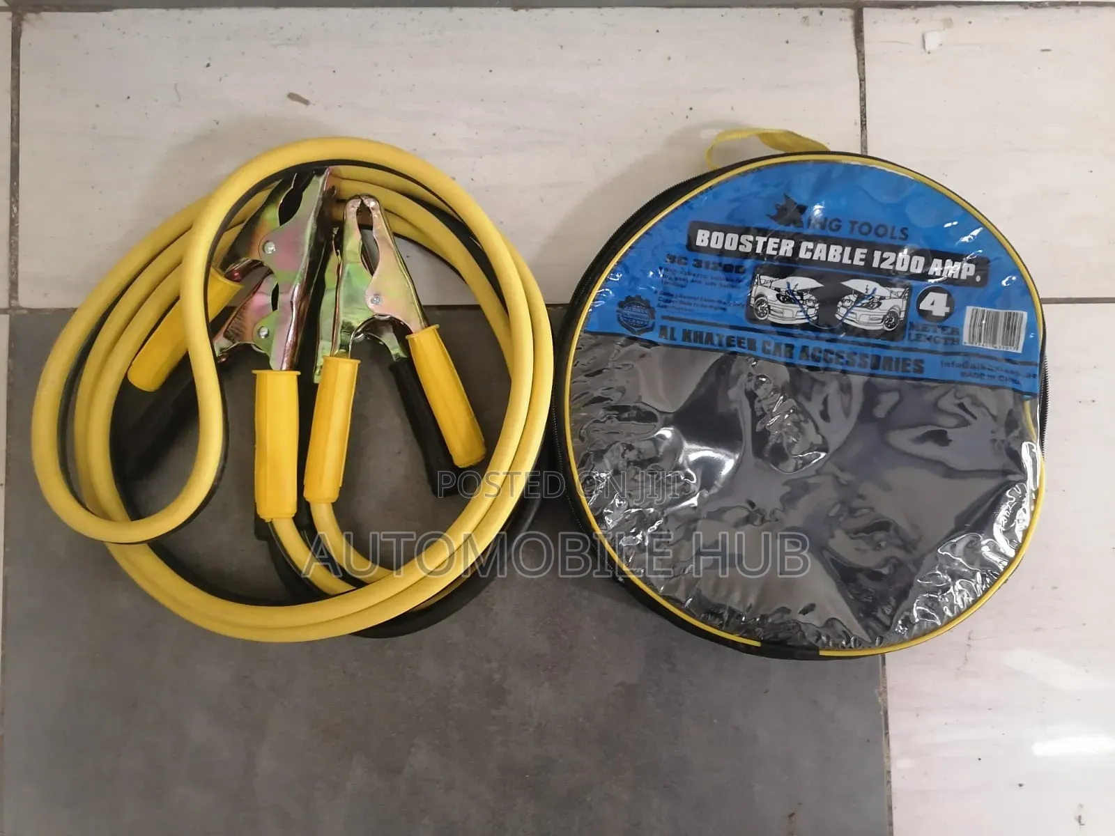 4m Heavy Duty Jumper Cables 1200 Amp – Car Battery Booster Cable