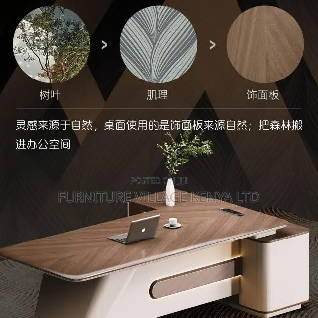 Executive Desks: 1800mm L-shaped Office Desk
