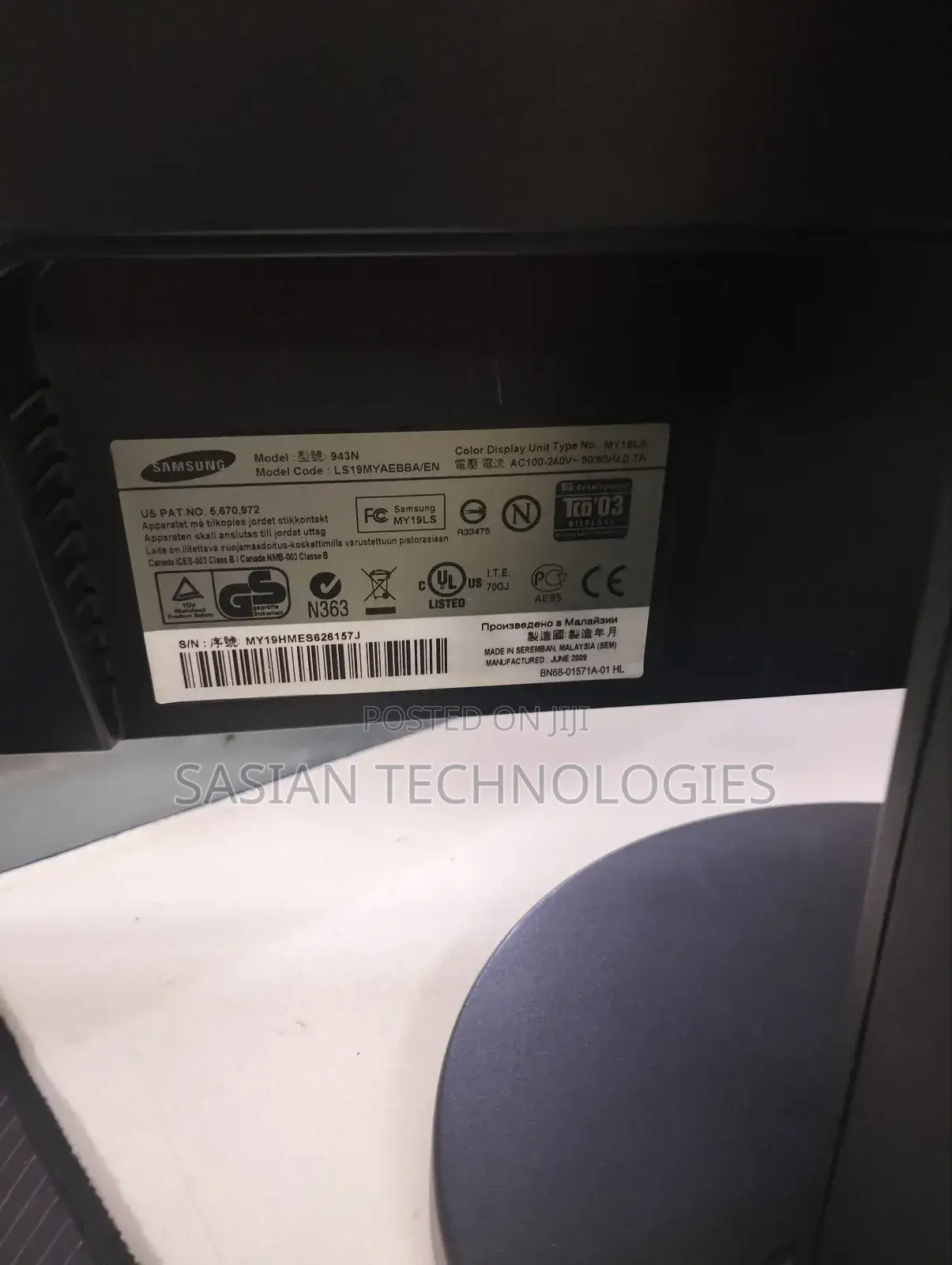 Samsung 19inches Normal